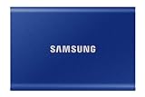 Samsung T7 Disco duro externo SSD, 500 GB, Azul