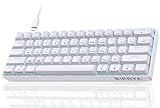 Dierya DK61se Teclado Mecánico Gaming Mini 60% Blue Switch Mechanical Keyboard Retroiluminación...