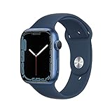 Apple Watch Series 7 (GPS) - Caja de Aluminio en Azul de 45 mm - Correa Deportiva en Color Abismo...