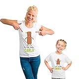 Regalo Personalizable para Madres: Pack de Camiseta para mamá + Camiseta para Hijo/a o Body para...