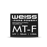 Weiss - Batería para Fritz!Fon C4, C5, M2 y MT-F (750 mAh, remplaza a: AVM 312BAT016, Fritz Fon C4,...