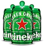 Heineken Cerveza Lager Barril Pack, 2 x 5L