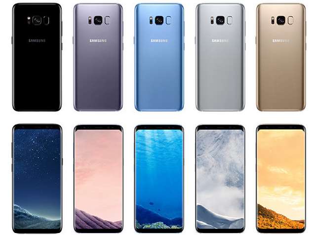 Samsung Galaxy S8 colores
