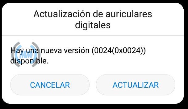 actualizacion de auriculares digitales