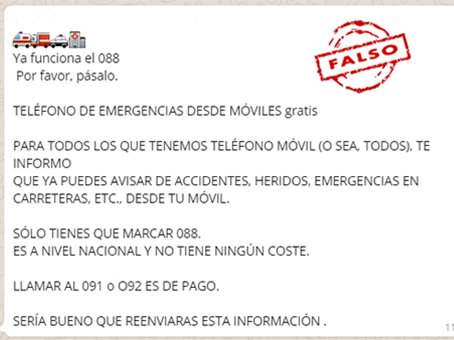 teléfono de emergencias 088