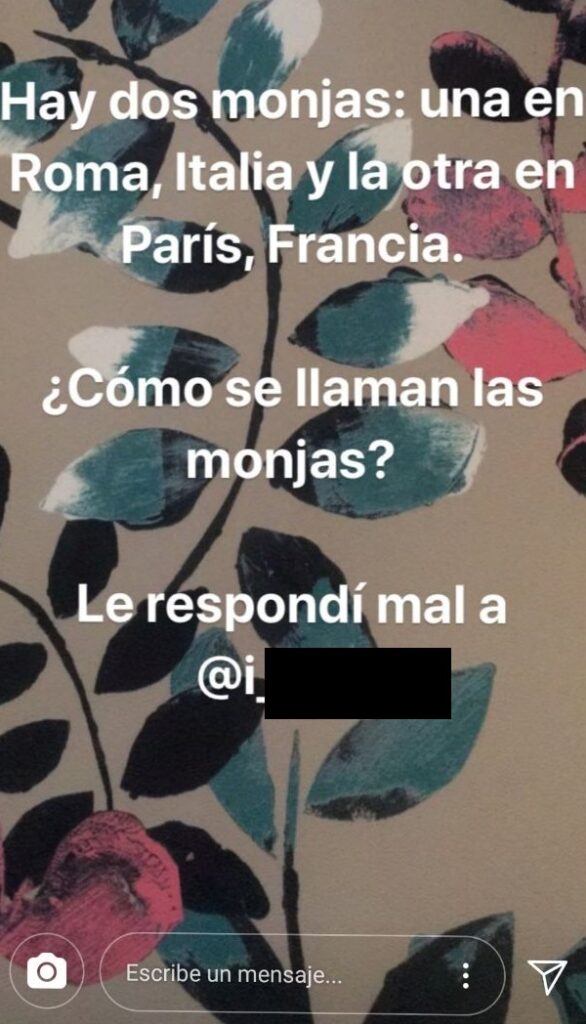 hay dos monjas instagram