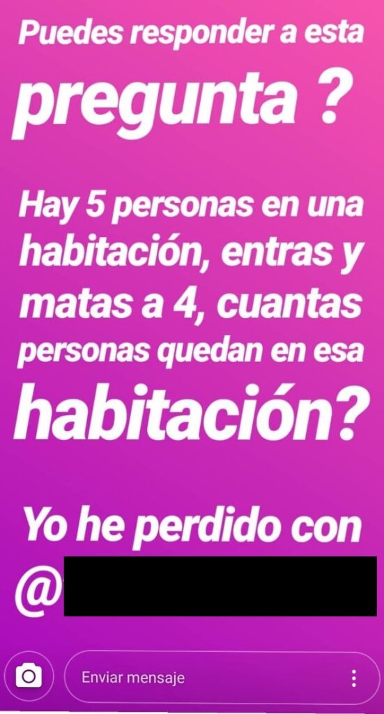 acertijo instagram