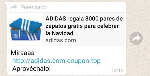 Adidas regala 3000 de zapatos ¿nueva estafa de