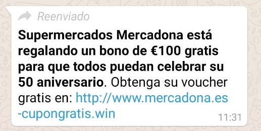 supermercados mercadona está regalando un bono de 100 gratis