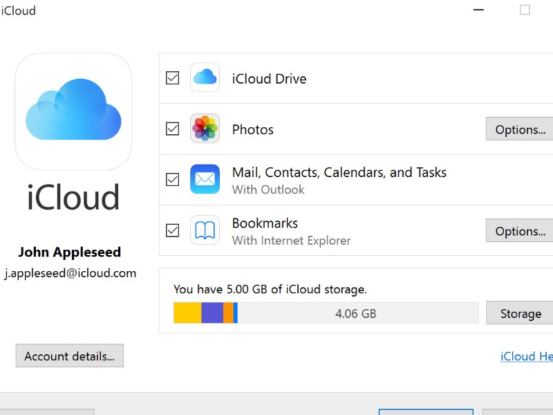 cuenta de icloud