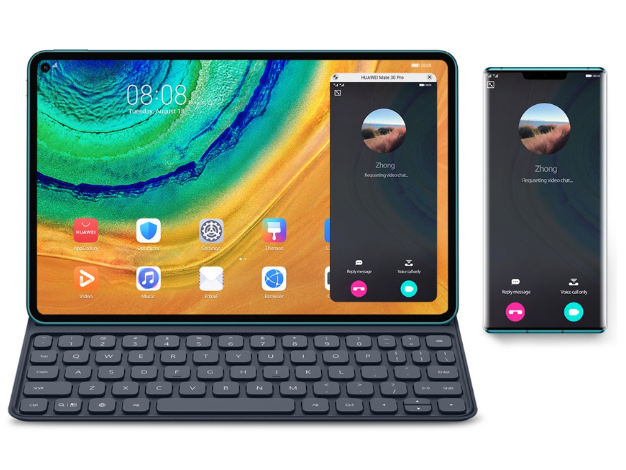 Huawei Matepad pro colaborativo