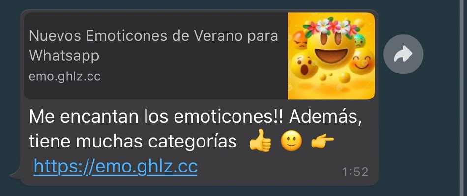 me encantan los emoticones